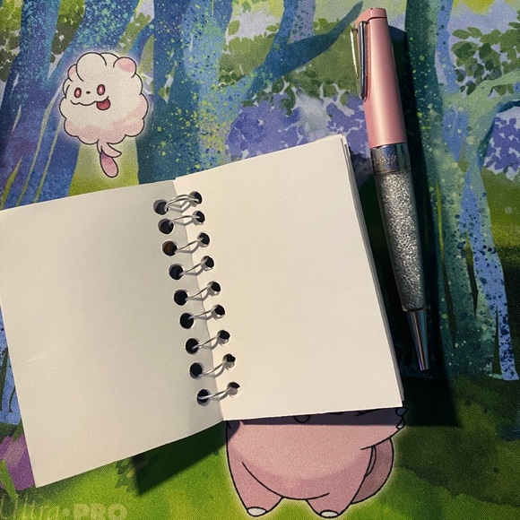 Pokémon🤩 Mini Note Books *Mini White Paper Note Book/Pocket Book! Handmade! - Picture 11 of 15
